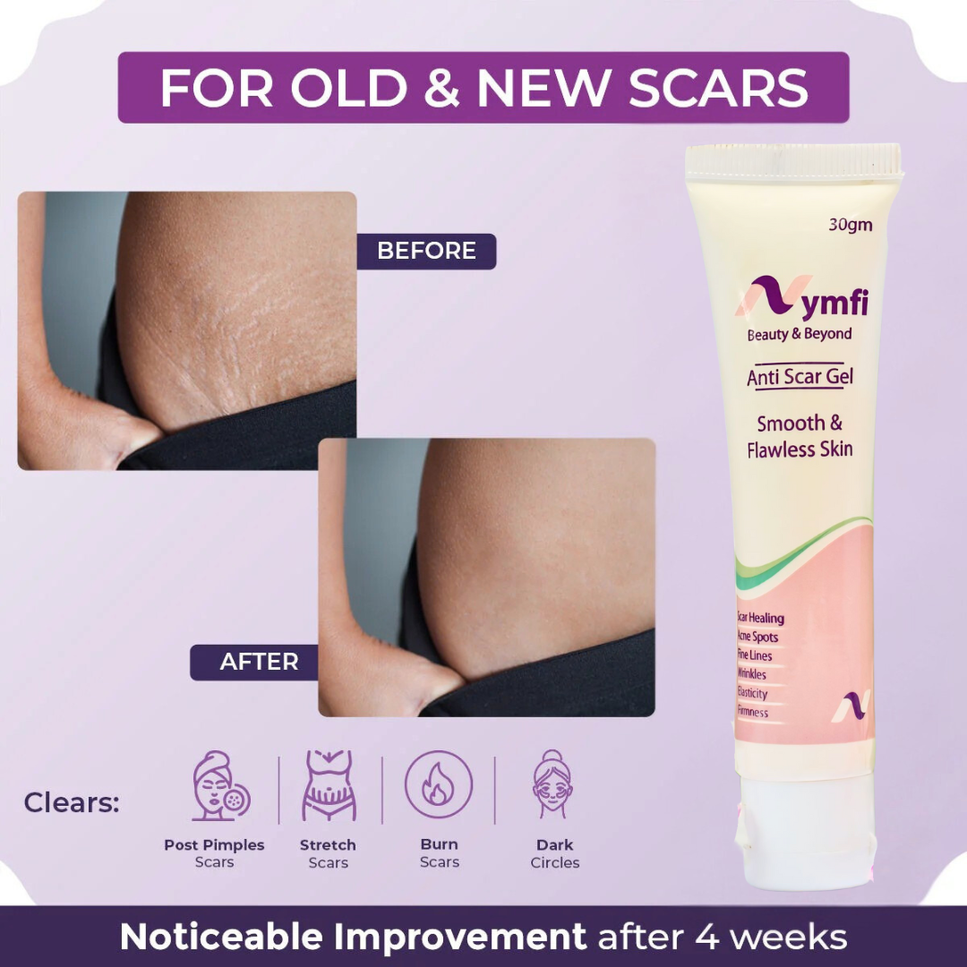 Anti Scar Gel for Advanced Scar, Skin Repair, Stretch Marks, Burn Scars
