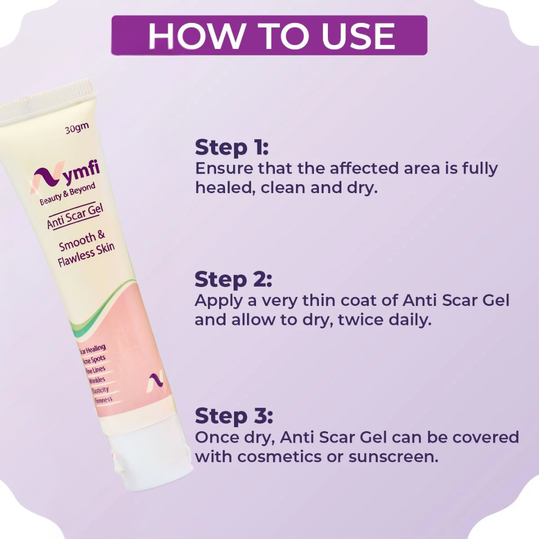 Anti Scar Gel for Advanced Scar, Skin Repair, Stretch Marks, Burn Scars