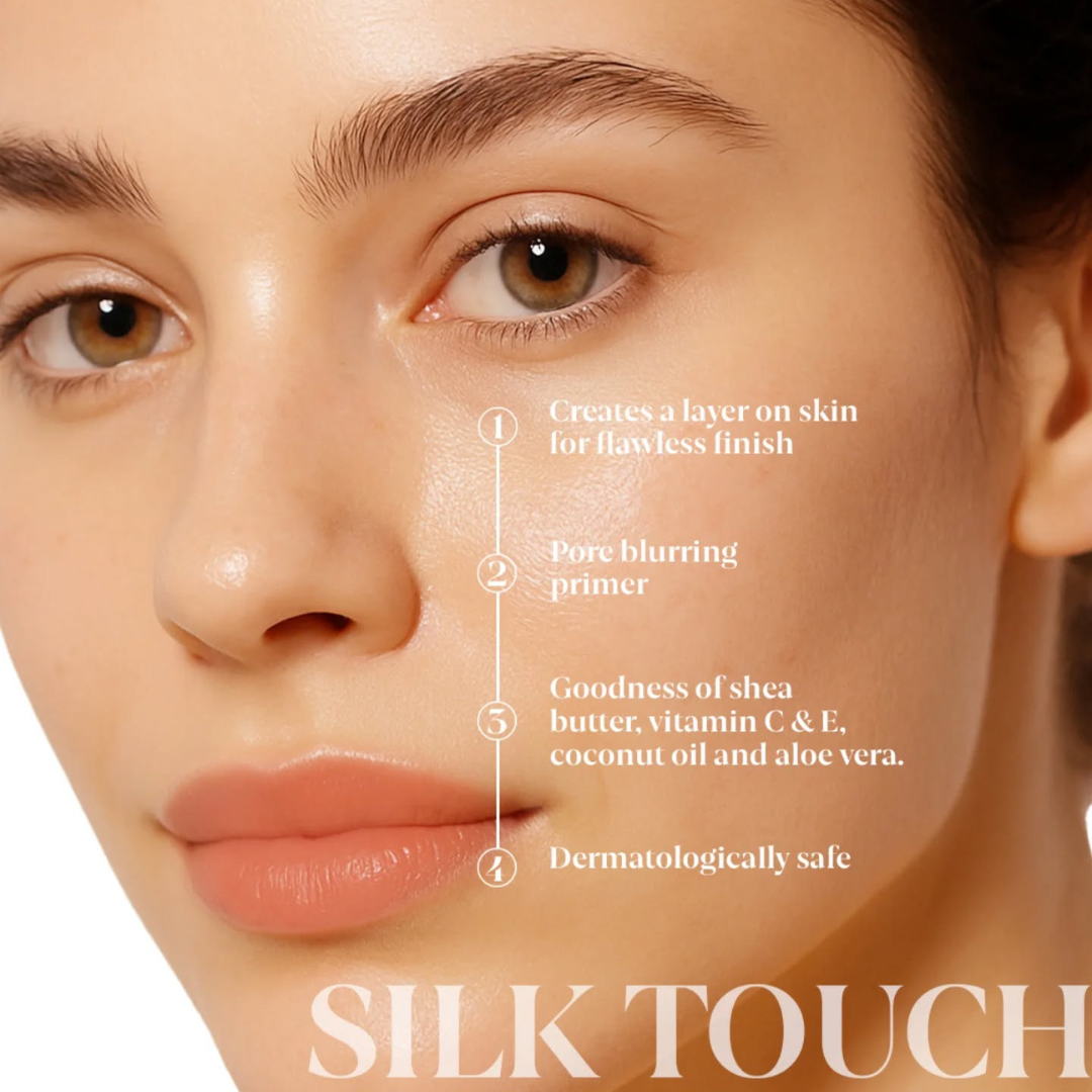 Nymfi SilkMatte 3-in-1 Primer + Moisturizer | Deep Hydration | Instant Blur | Smooth, Even Makeup Finish | All Skin Types