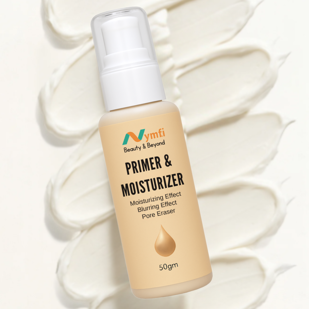 Nymfi SilkMatte 3-in-1 Primer + Moisturizer | Deep Hydration | Instant Blur | Smooth, Even Makeup Finish | All Skin Types